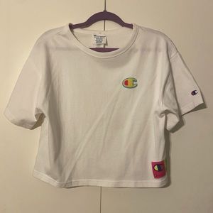 UO Champion white cropped tee